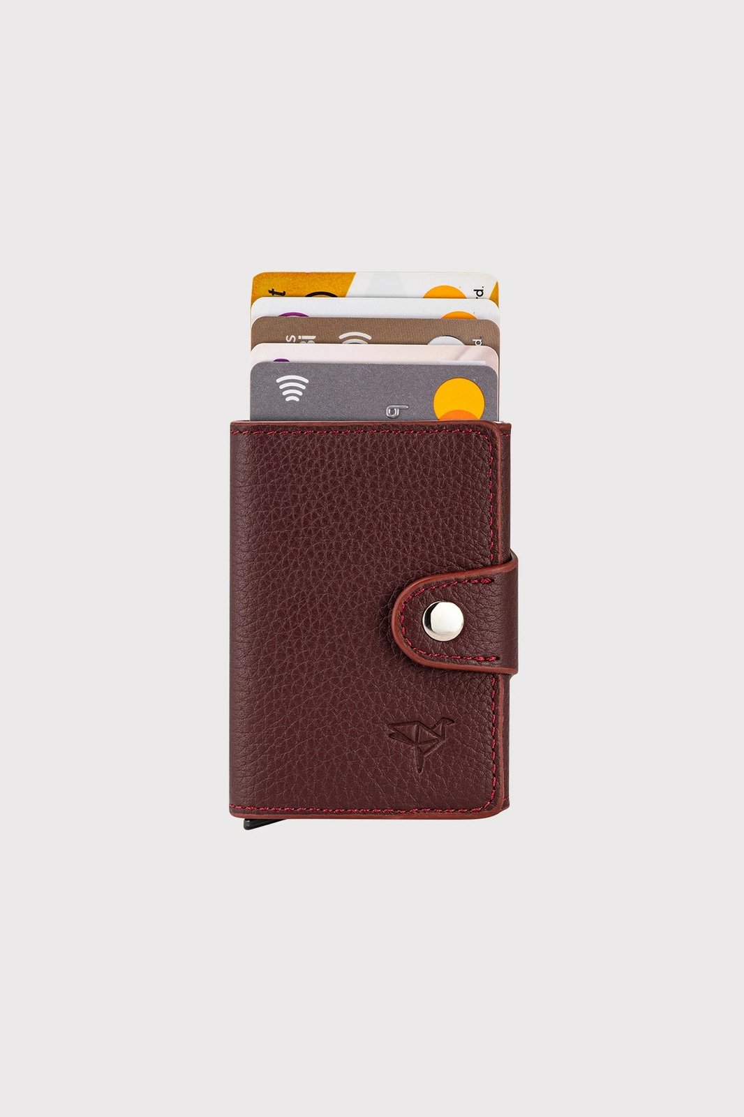 Portofol unisex Zoozie Bags, ngjyrë e kuqe Claret