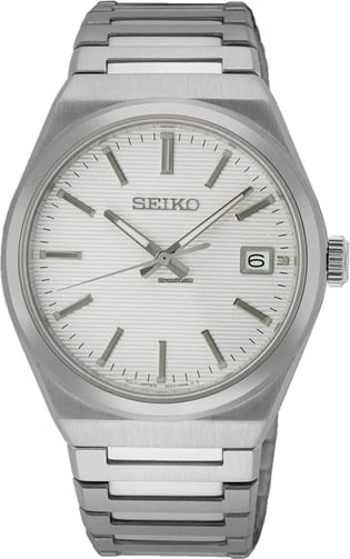 Orë dore SEIKO SUR553P1 për meshkuj, argjendtë