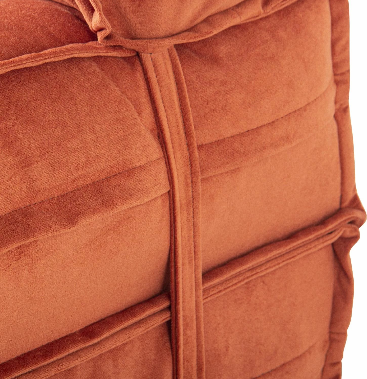 Krevat-karrige një vendësh, stof boucle ngjyrë e kuqe qeramike, Atelier del Sofa