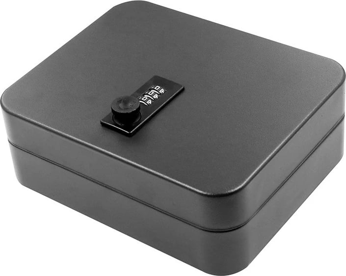 Kuti çelësash, Tracer, TRASEJ47646, 20 grepa, bravë mekanike me kombinim 3-shifror, 22 x 16 x 7.5 cm, e zezë