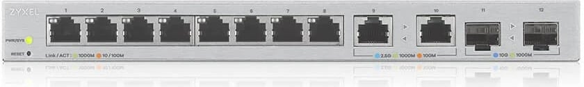 Switch Zyxel XGS1210-12, Managed, Gigabit Ethernet, Gri