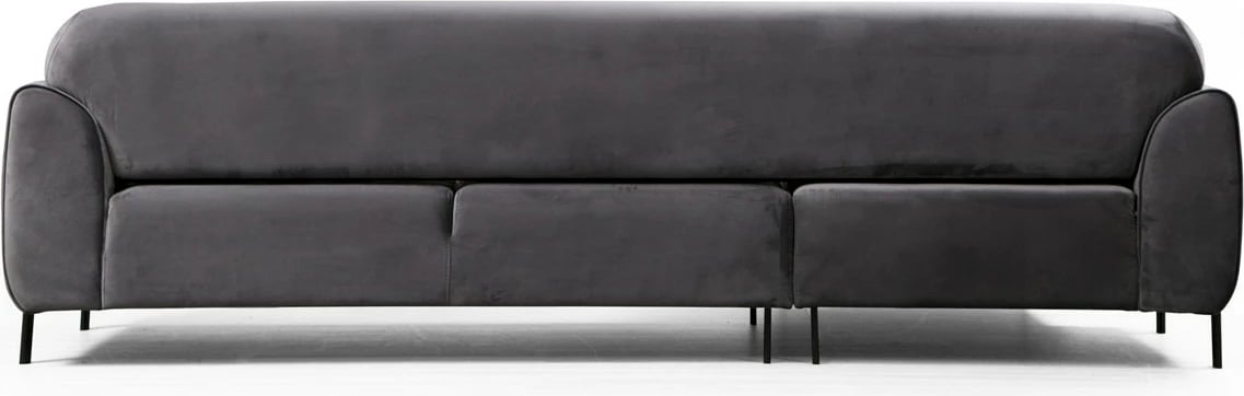 Kënd divan-krevat Atelier del Sofa, këndi majtas, anthracite