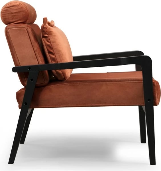 Karrige Wing Atelier del Sofa, Apollo, ngjyrë kanellë