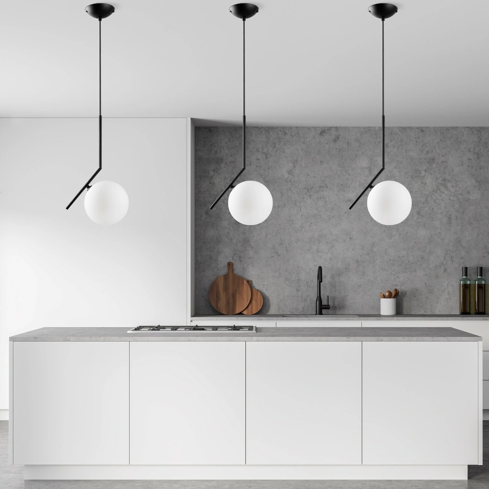 Llambë tavani Opviq, Luminar - 14110, ngjyrë e zezë