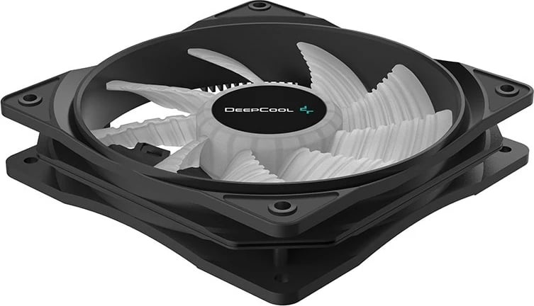 Ventilator për Kasë Kompjuteri DeepCool RF120B, 12 cm, Zi dhe Transparent
