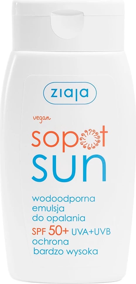 Emulsion për diell Ziaja Sopot Sun Waterproof SPF50+, 125ml