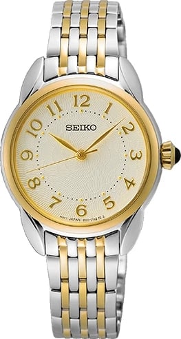 Orë dore SEIKO SUR562P1, argjend e ar