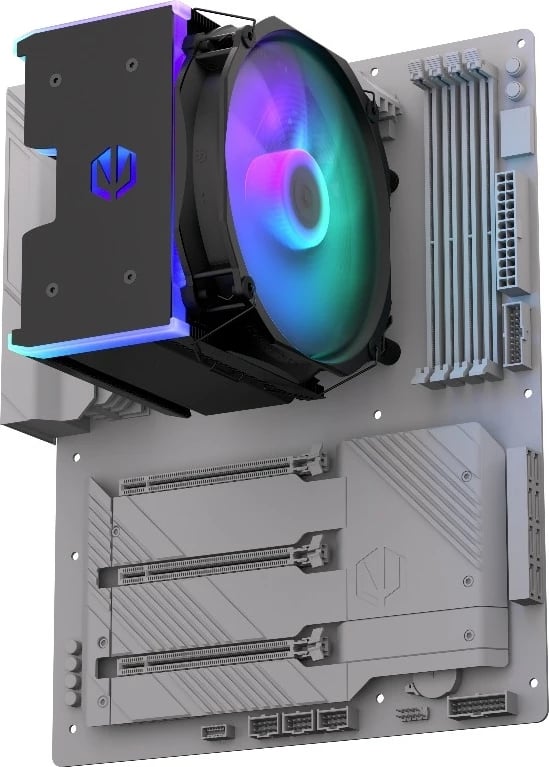 Ftohës CPU Endorfy Fortis 5 Black ARGB EY3A014, me ndriçim ARGB, i zi Ftohës CPU Endorfy Fortis 5 Black ARGB EY3A014, me ndriçim ARGB, i zi