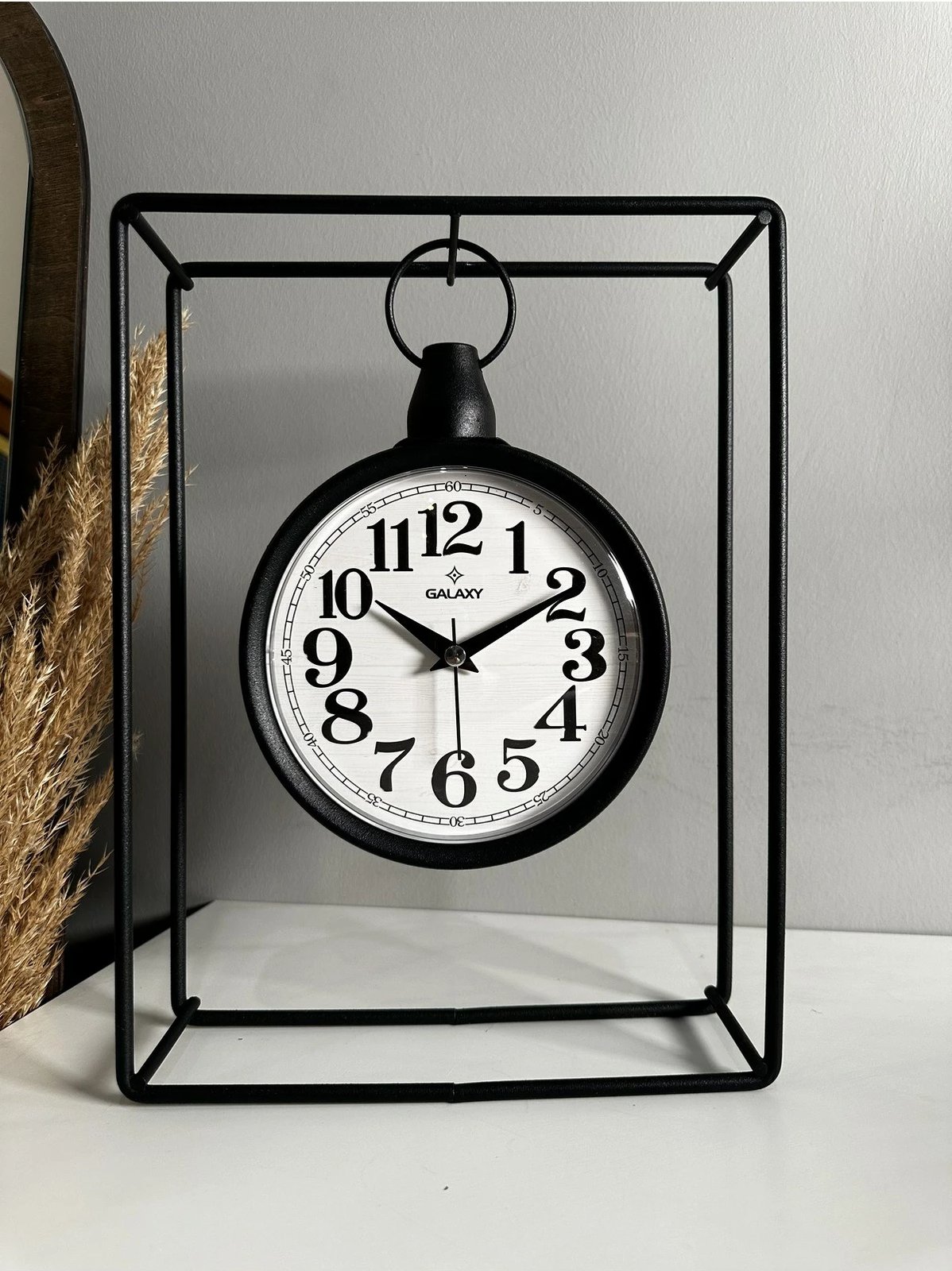 Orë dekorative Aberto Design, MYK2075-8, e zezë, metal