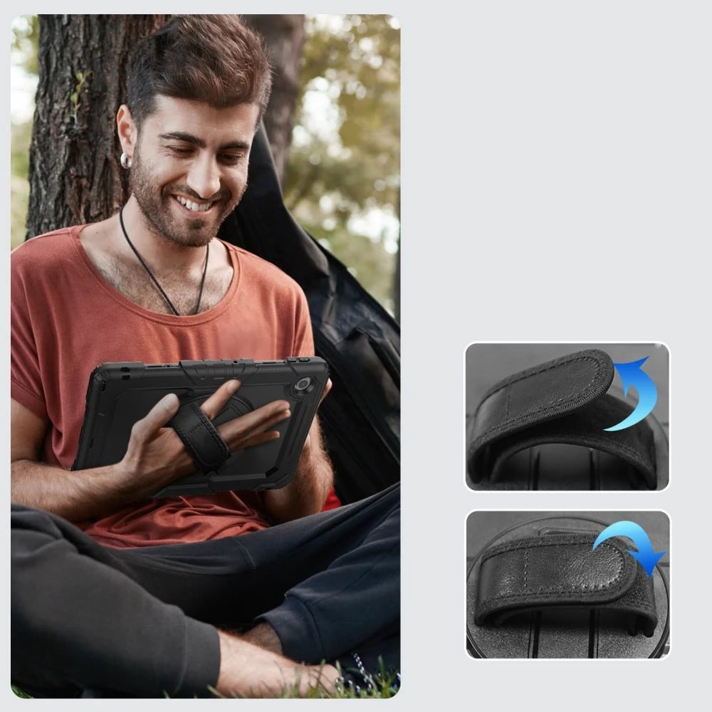 Mbështjellës Tech-Protect Solid për Lenovo Tab 10.1 TB-311, Zi