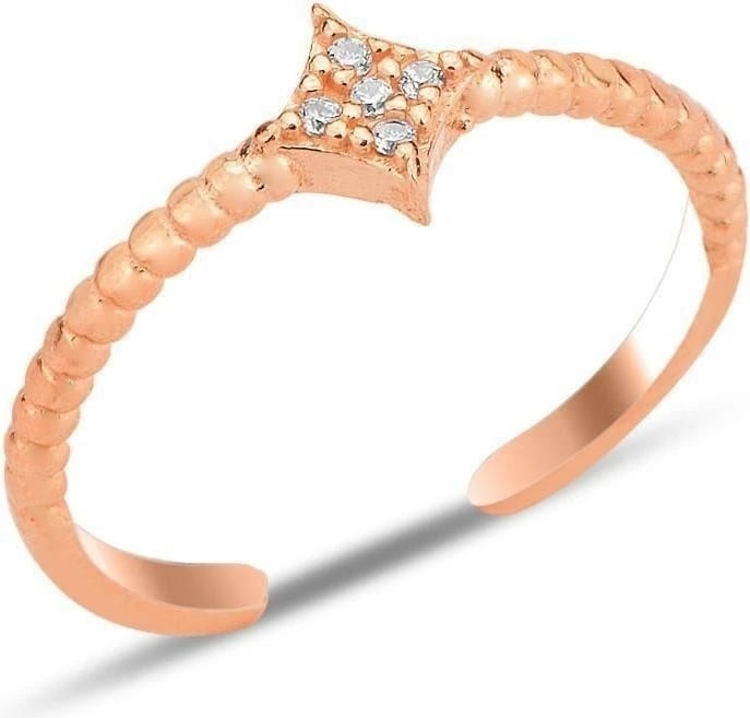 Unazë argjendi Jumeon, ngjyrë ari rozë, SGTL12231