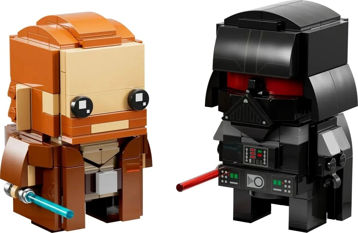 Set LEGO BrickHeadz Star Wars 40547 Obi-Wan Kenobi dhe Darth Vader