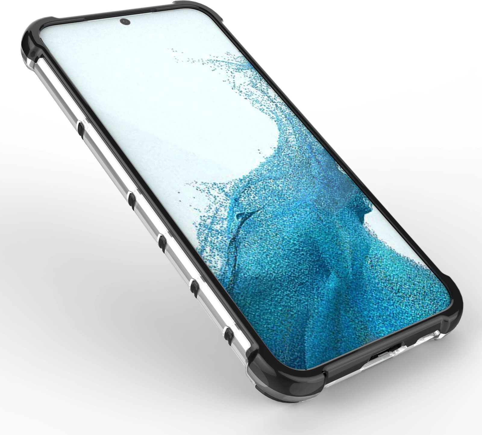 Mbështjellës Hurtel Honeycomb për Samsung Galaxy S23, i zi