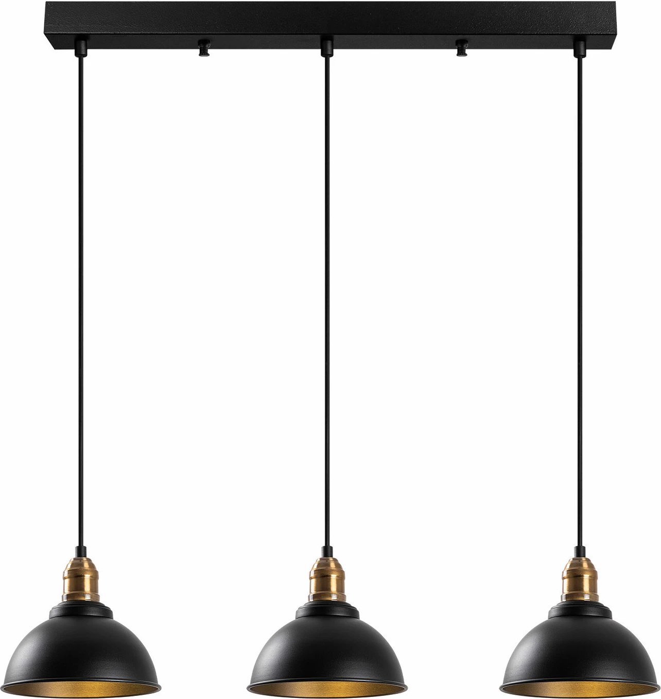 Llambë tavani Opviq, Varzan - 10860, metalike, ngjyrë e zezë, antike