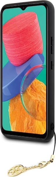 Mbështjellës Guess GUHCS23FEGF4GBR për Samsung Galaxy S23 FE, 4G Charms, kafe