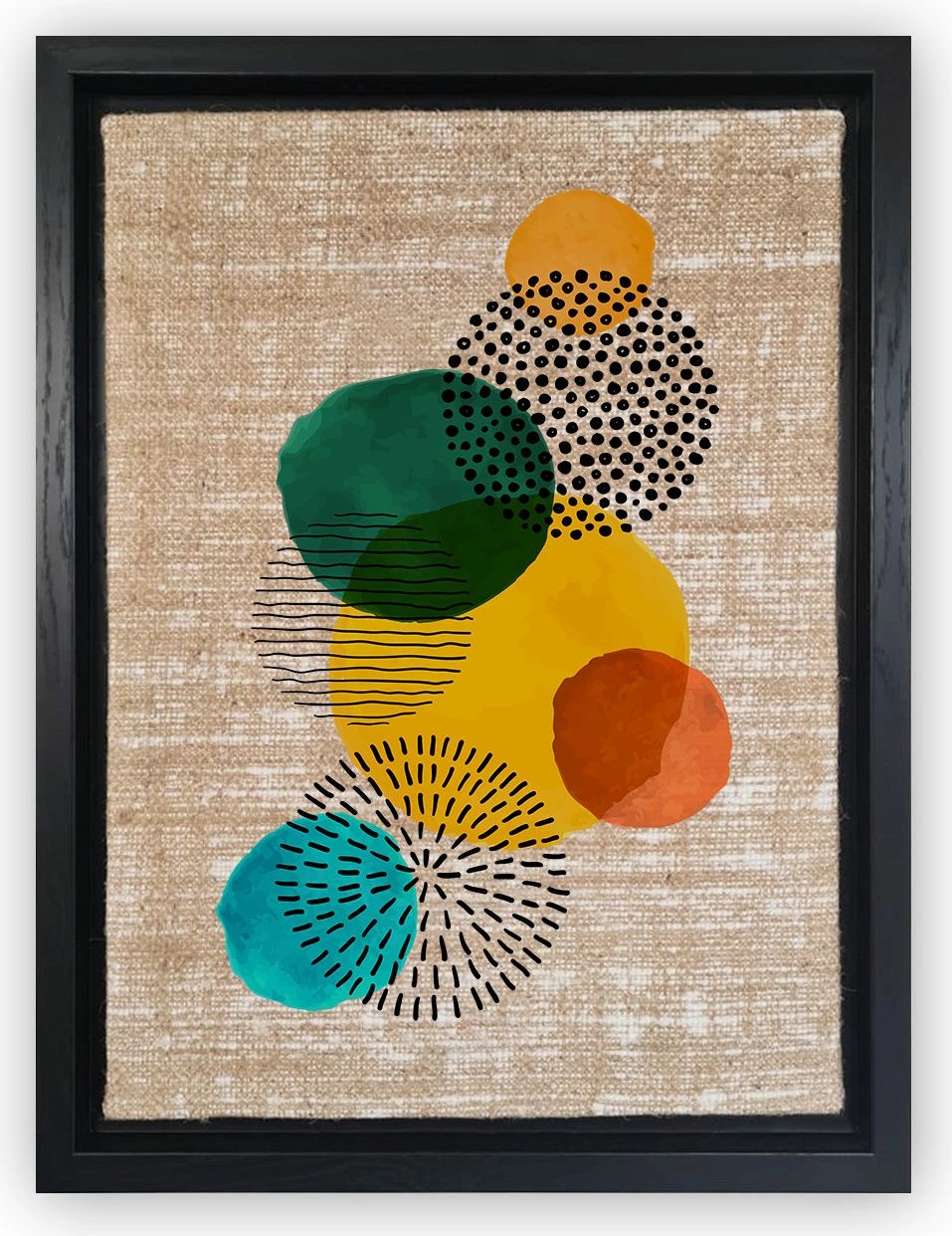 Pikturë dekorative në kanavacë, shumëngjyrëshe, Wallity, LSJ219362251113, 36x46cm