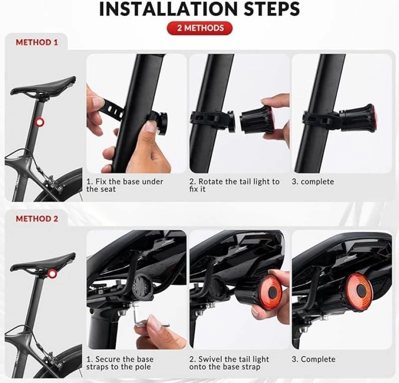 Dritë pasme biçiklete Rockbros