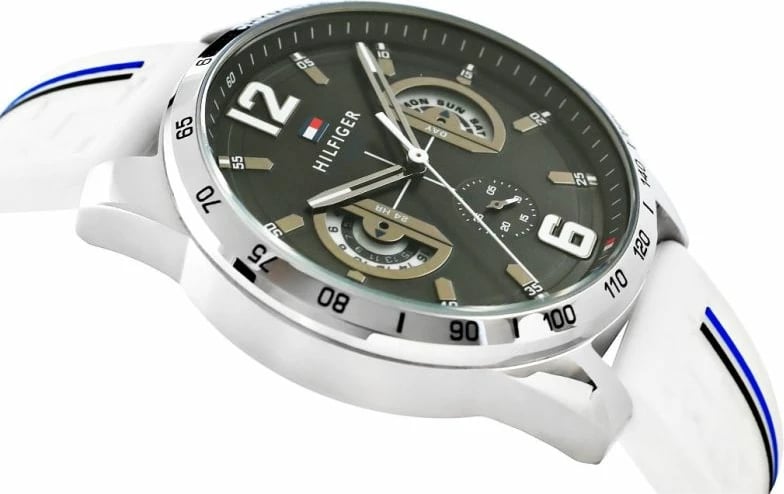 Orë dore për meshkuj Tommy Hilfiger, e bardhë