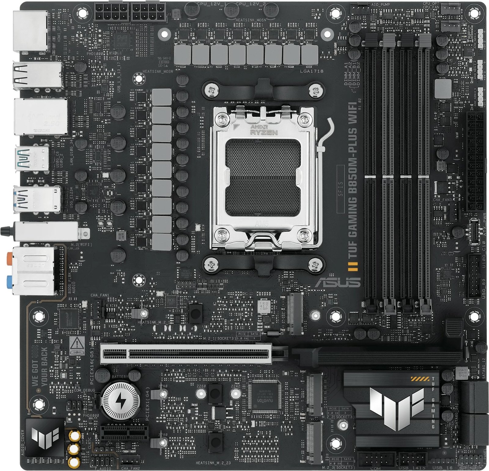 Pllakë amë ASUS TUF B850M-PLUS WIFI, micro ATX