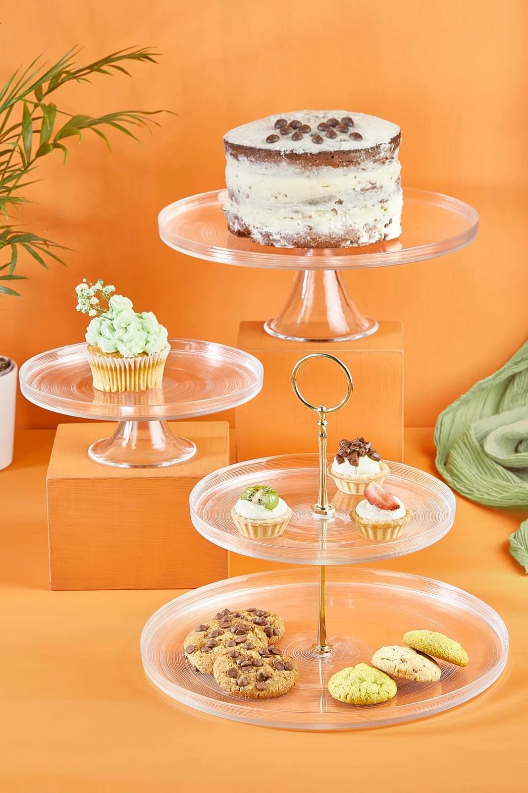 Set për prezantim ushqimi Hermia, IP, xham transparent