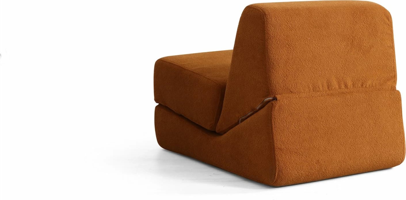 Krevat-kolltuk një vendësh, ngjyrë portokalli mat, Origami Convertable