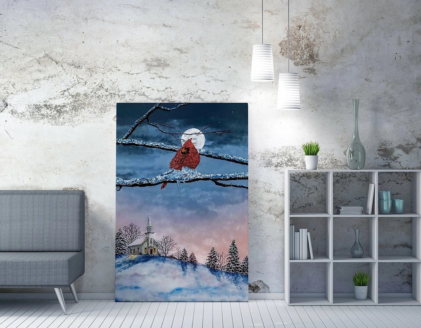 Pikturë dekorative në kanavacë, shumëngjyrëshe, WY259, 70x100cm