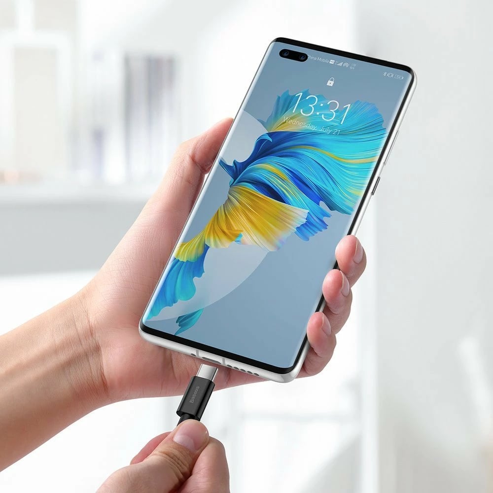 Kabllo Baseus Superior CATYS-A01, USB në USB-C, 2m, 66W, e zezë