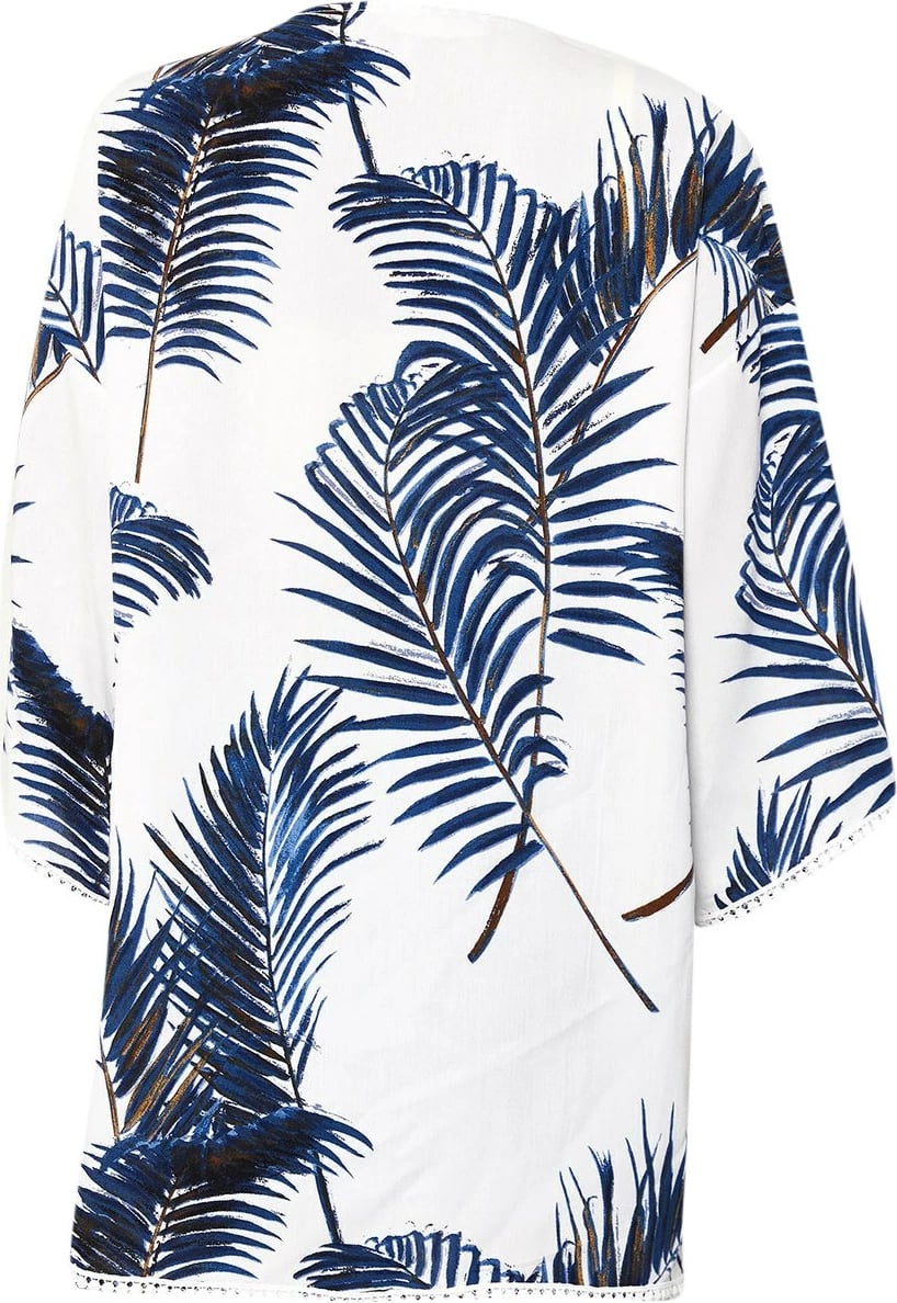 Kimono Jumeon, e bardhë, blu, X9821