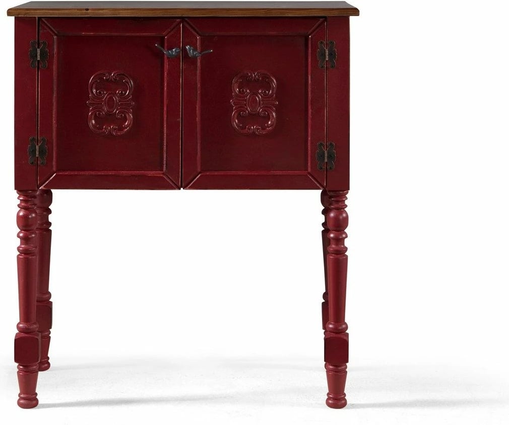 Komodë Hanah Home, Ada, e kuqe