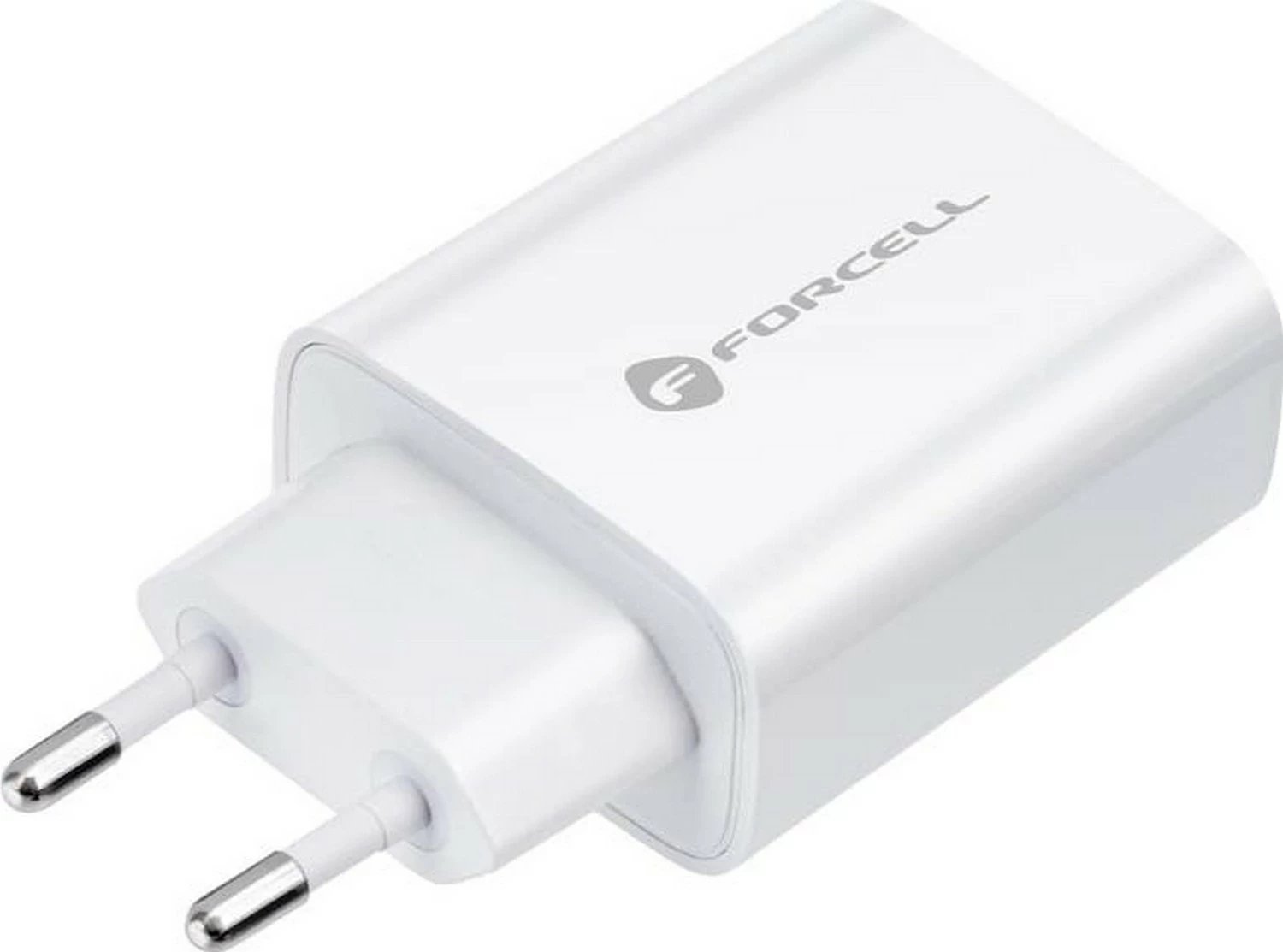 Karikues Forcell F-ENERGY TFK-TC-20WPD, 20W, USB Type-C, kabllo Type-C në Lightning, bardhë