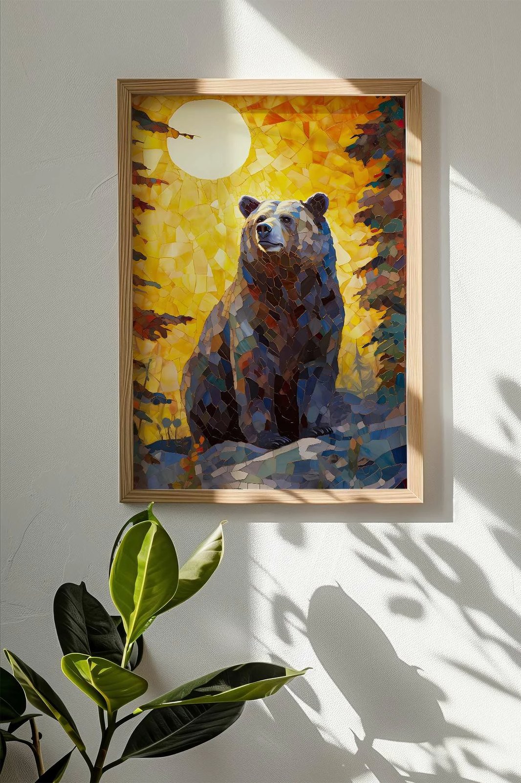 Pikturë dekorative me kornizë, Wallity, Mscartmdl30, shumëngjyrëshe, 33x48cm