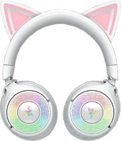 Kufje Razer Kraken Kitty V3 Pro, wireless, RGB, të bardha