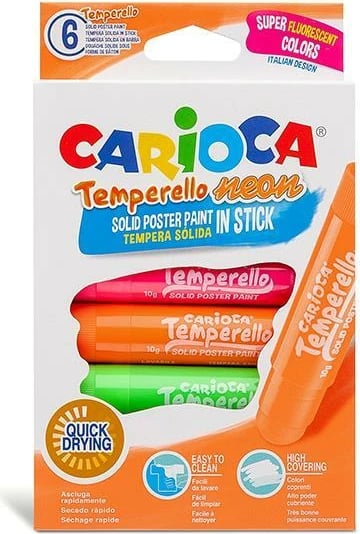 Markerë Carioca Temperello Neon 6 Ngjyra