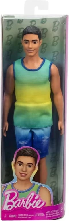 Lodër Ken Barbie Fashionistas Mattel DWK44/HYV00, me veshje ombre, për fëmijë