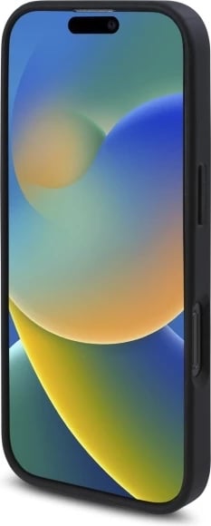 Mbështjellës Guess GUHMP16LP4ROPEMCK për iPhone 16 Pro 6.3", 4G Flowers Print MagSafe, zi