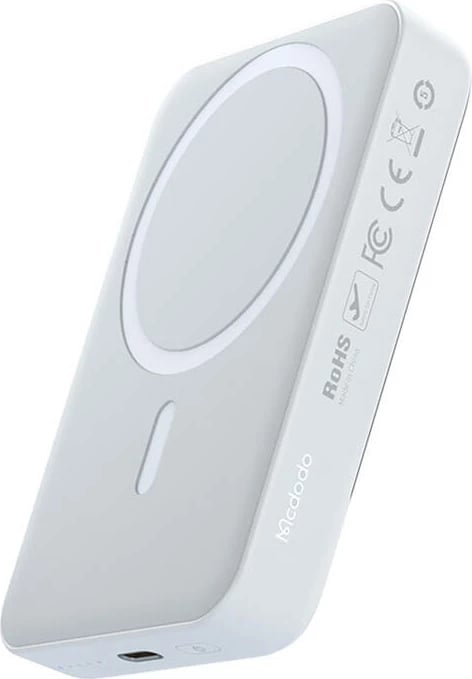 Powerbank Mcdodo MC-4260, 10000mAh, 20W, Wireless, Bardhë