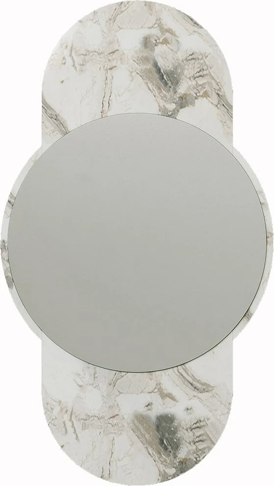 Pasqyrë dekorative Skye Decor, ngjyrë mermeri, Time