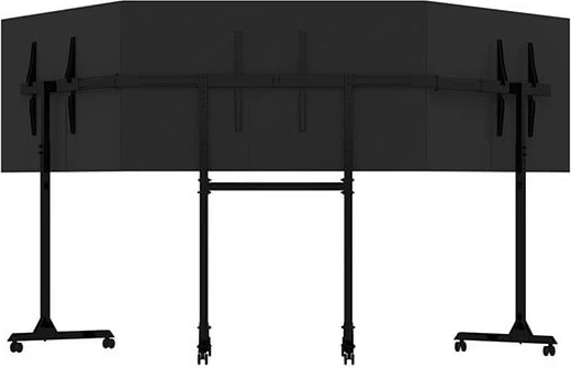 Qëndrim për 3 monitorë Next Level Racing NLR-A010, i zi