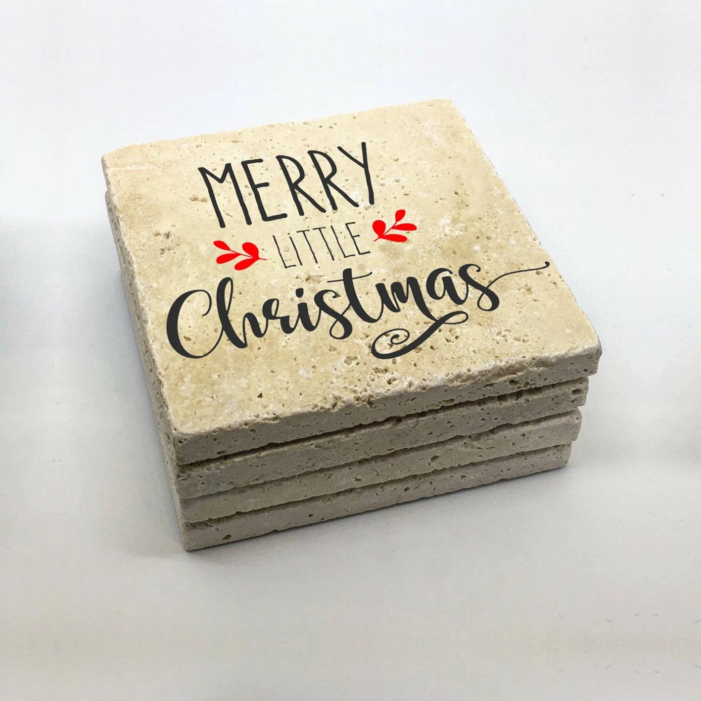 Set 4 copë nënfilxhanë prej guri natyral, shumëngjyrësh, Hermia, TBA122383