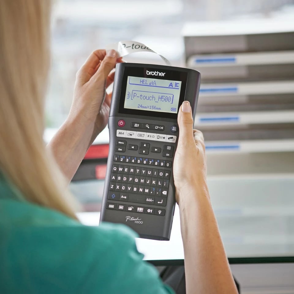 Printer etiketa Brother PT-H500, QWERTY, 180x180 DPI, USB, e zezë Printer etiketa Brother PT-H500, QWERTY, 180x180 DPI, USB, e zezë