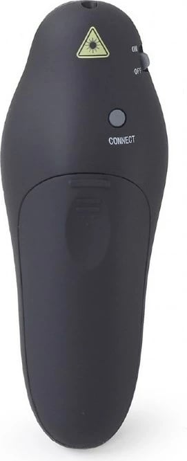 Telekomandë wireless për prezantime Gembird WP-L-11, me USB receiver, e zezë