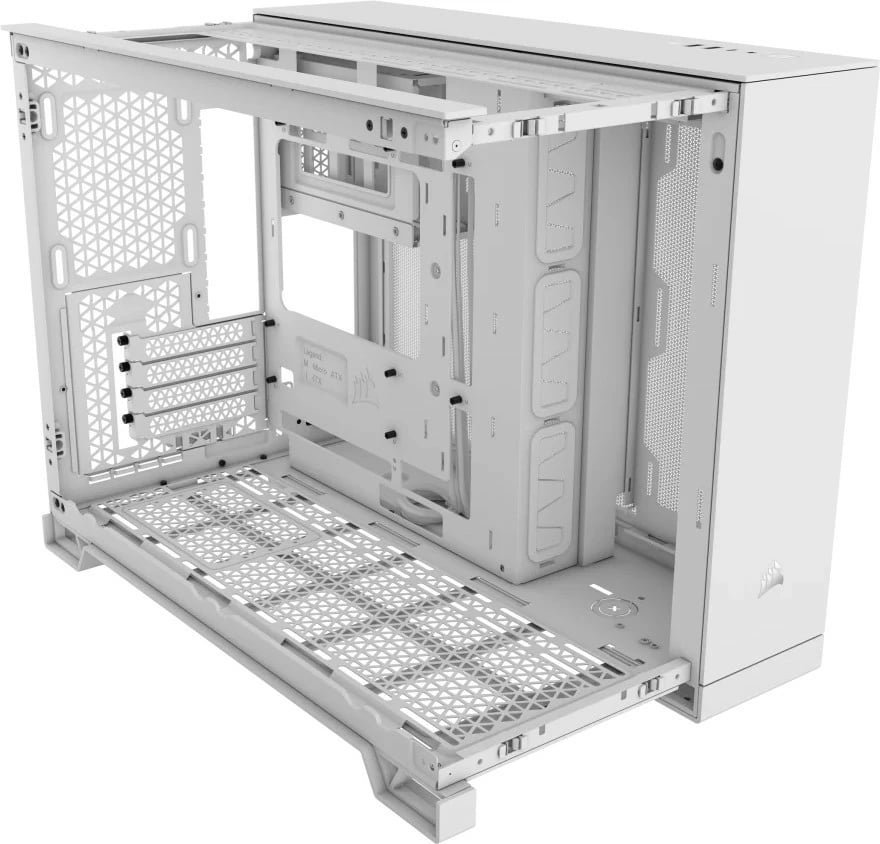 Kasë Corsair 2500X, Midi Tower, mATX, e bardhë
