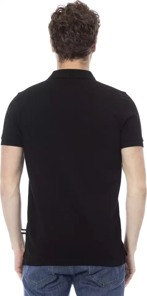 Maicë polo për meshkuj Baldinini Trend, e zezë