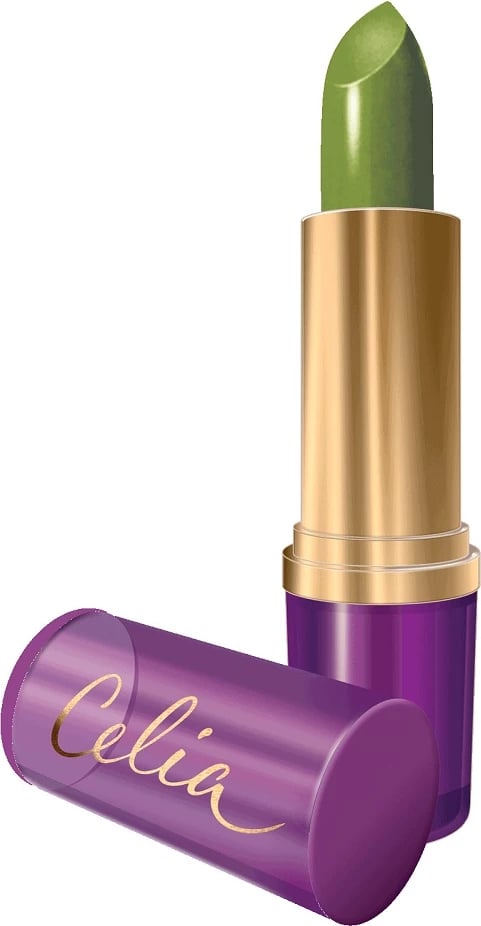 Buzëkuq për femra Celia Oxidizing Lipstick 03 Green, 4g, e gjelbër