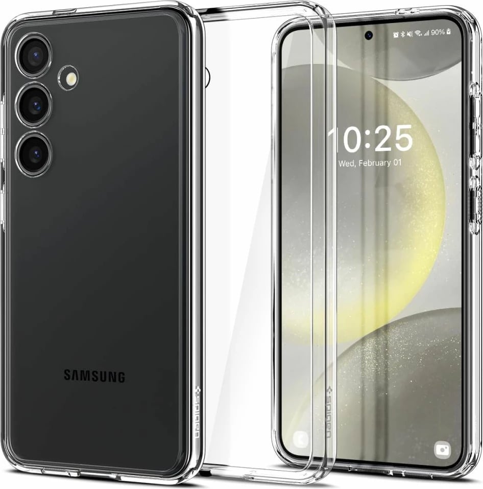 Mbështjellës Spigen Ultra Hybrid për Samsung Galaxy S24, Transparent