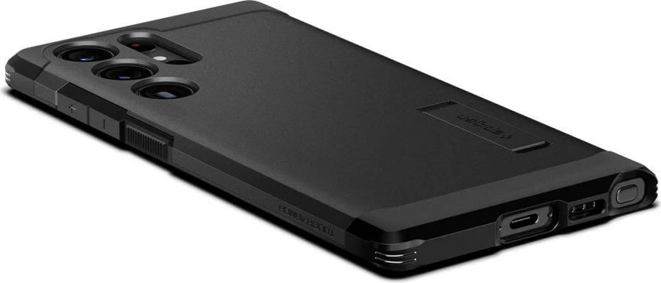 Mbështjellës Spigen Tough Armor për Samsung Galaxy S23 Ultra, i zi Mbështjellës Spigen Tough Armor për Samsung Galaxy S23 Ultra, i zi