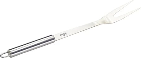 Set vegla grilli, Adler AD 6730, çelik inox 420 me doreza 410, 3 pjesë me etui, argjendtë