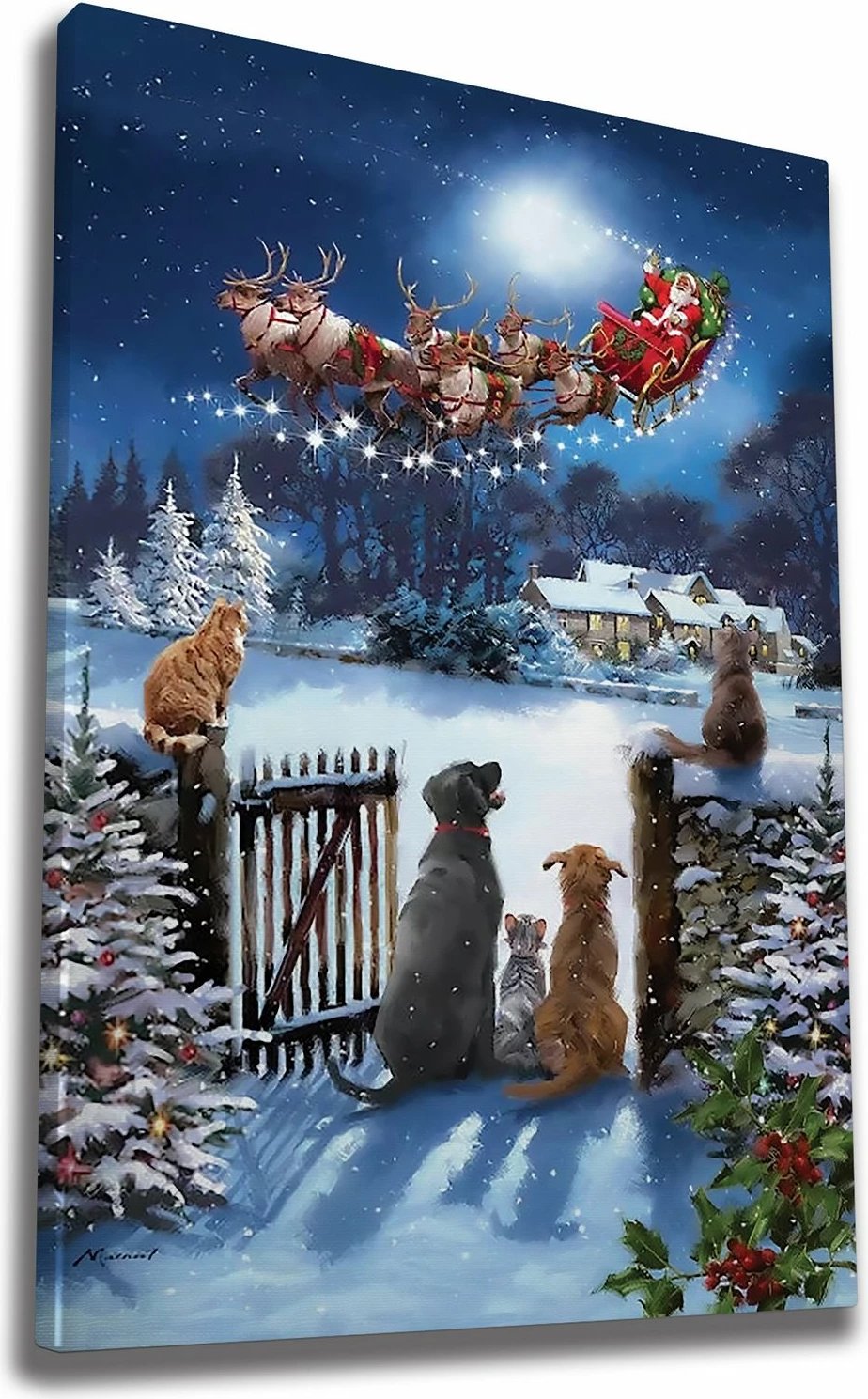 Pikturë dekorative në kanavacë, shumëngjyrëshe, Wallity WY273, 70x100cm