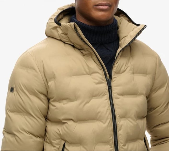 Jakne Superdry për meshkuj, beige