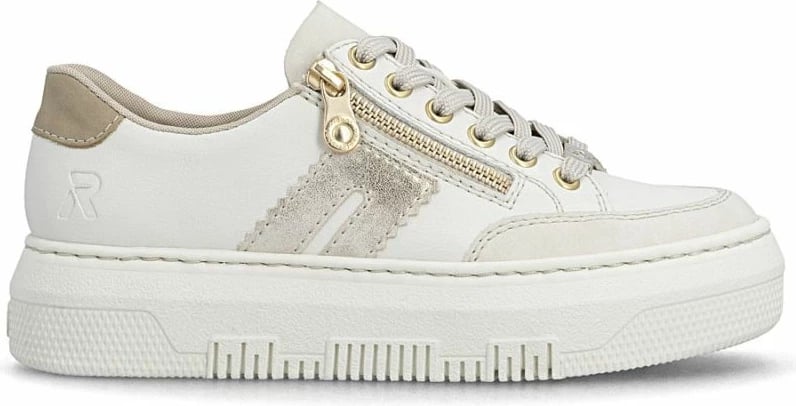 Atlete platforme për femra Rieker, bezhë